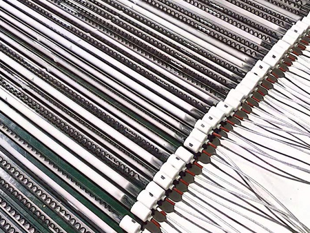 卤素半镀白直形管